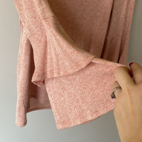 George pink bell sleeve long sleeve coastal cowgirl shirt - Picture 2 of 7